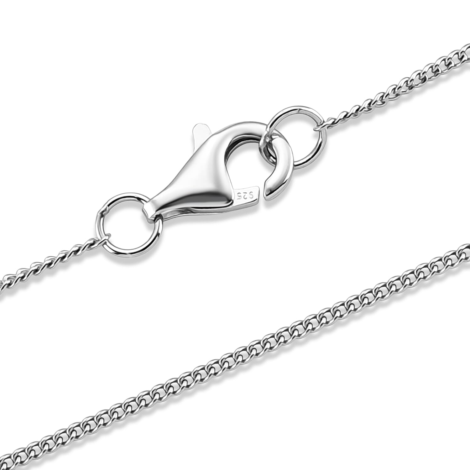 D'Joy - Premium White Edison Pearl (12-13mm) Necklace (Size - 18) in Rhodium Overlay Sterling Silver 12.70 Ct.