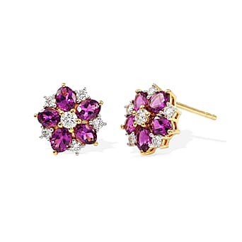 https://tjcuk.sirv.com/Products/86/1/8618234/Luxuriant-Radiant-Ember-Garnet-Lab-Grown-Diamond-SI-G-H-Floral-Earring_8618234.jpg?w=342&h=342