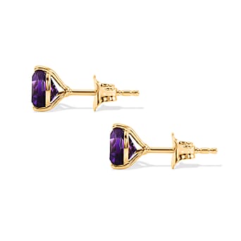 https://tjcuk.sirv.com/Products/86/1/8618358/Moroccan-Amethyst-Dangling-Earring-with-Push-Back-in-Yellow-Gold-Plate_8618358_3.jpg?w=342&h=342