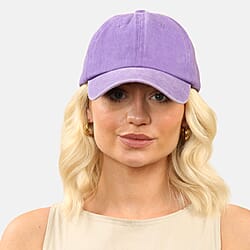 Ladies Fashion Mix Washed Twill Baseball Cap (56cm) - Royal Blue