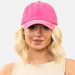 Ladies Fashion Mix Washed Twill Baseball Cap (56cm) - Royal Blue