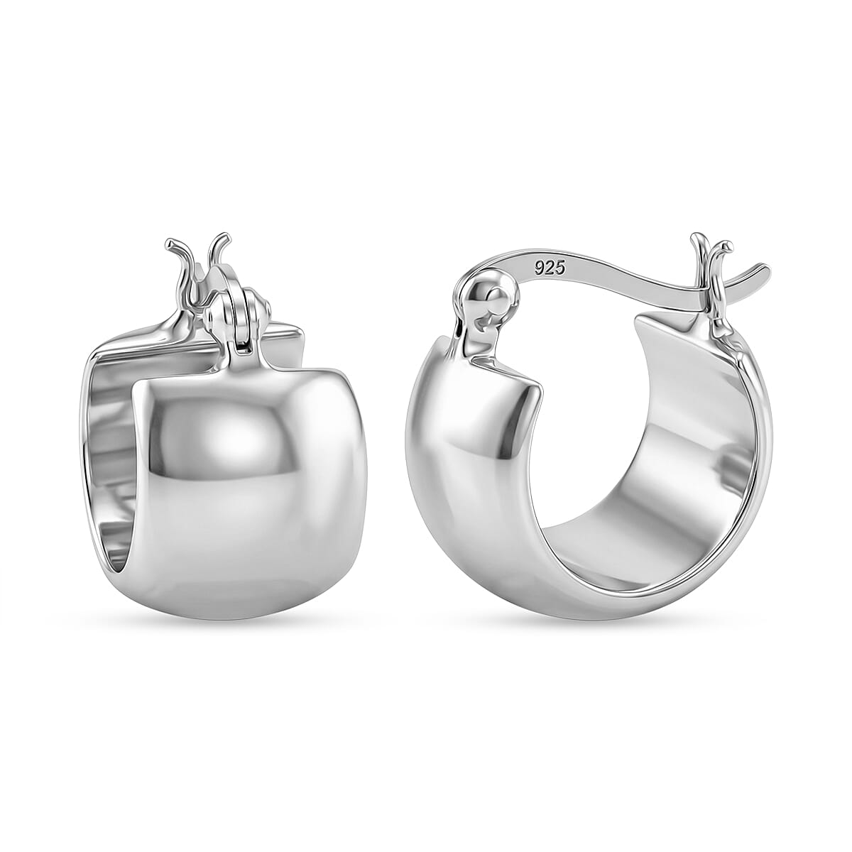 Sterling Silver Hoop Earring with Clasp