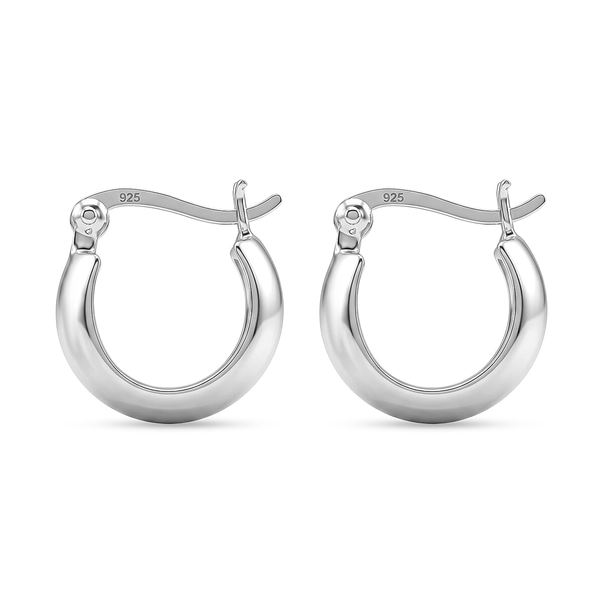 Sterling Silver Hoop Earring with Clasp