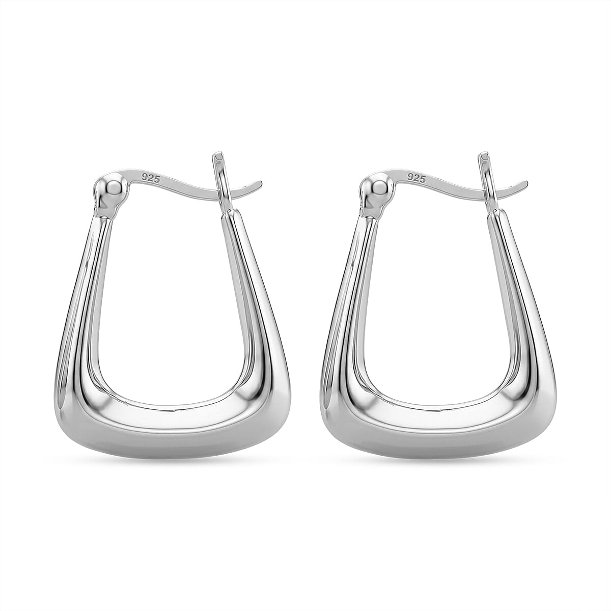 Sterling Silver Hoop Earring with Clasp