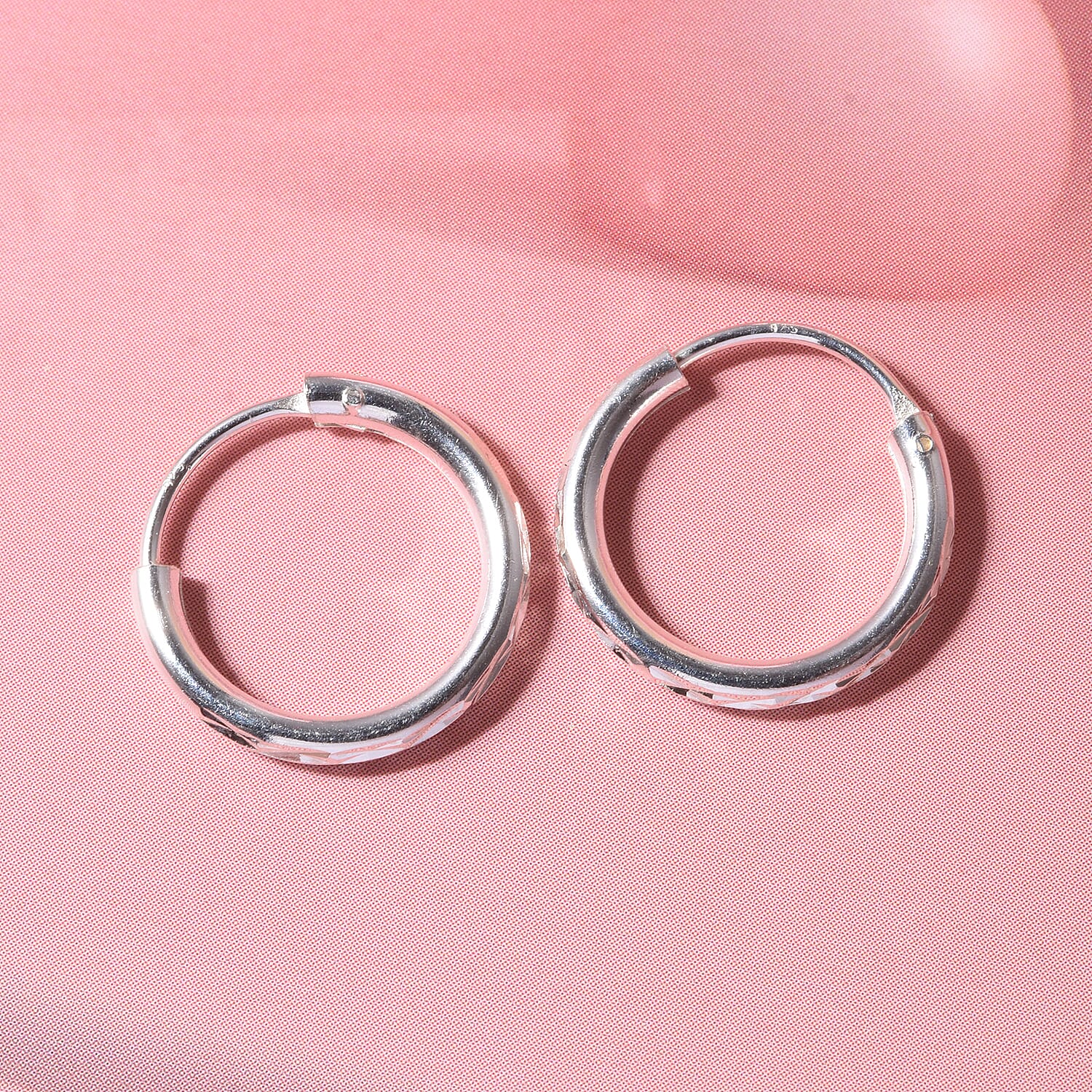 Sterling Silver Hoop Earring with Clasp