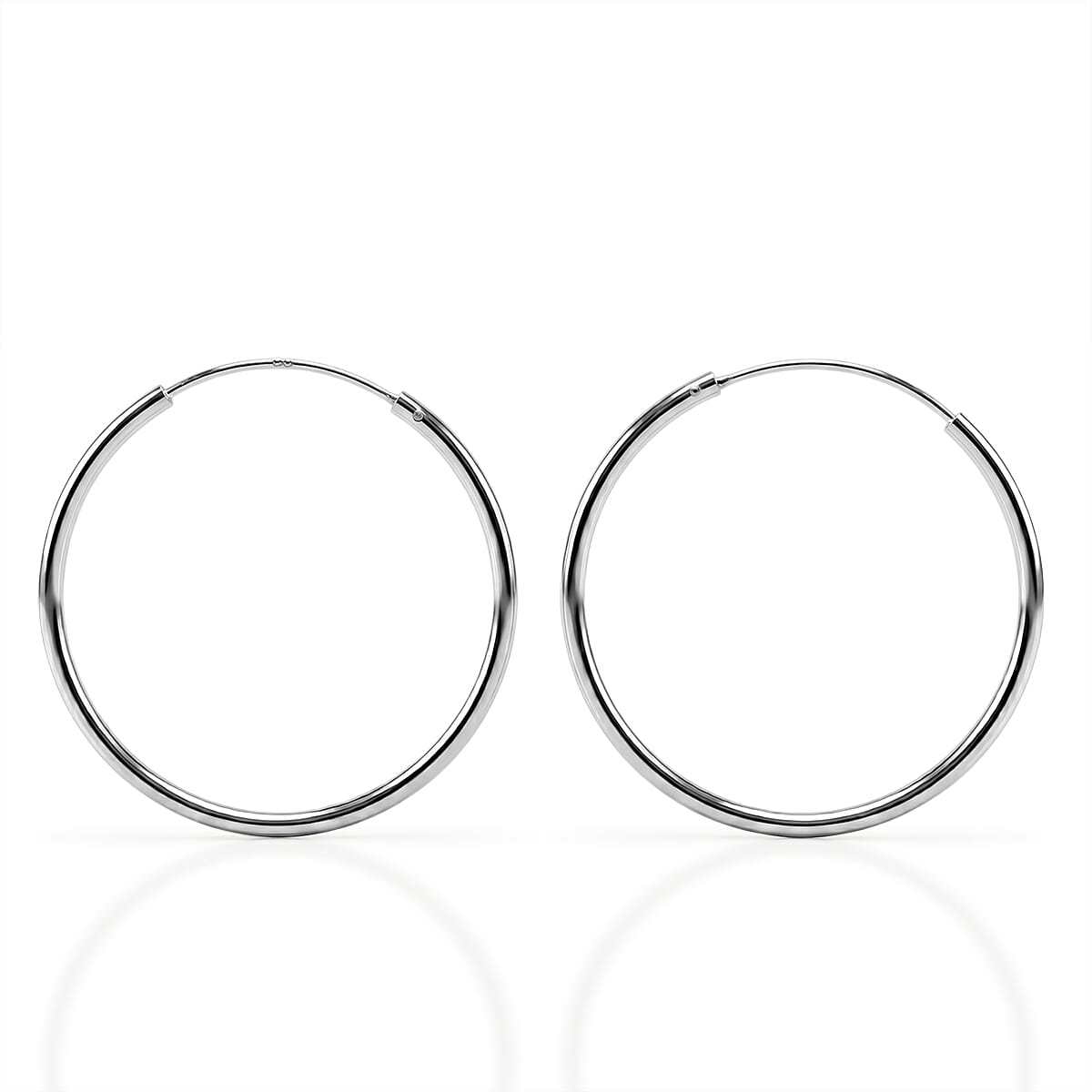 Sterling Silver Hoop Earring with Clasp