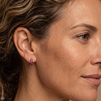 https://tjcuk.sirv.com/Products/86/2/8622079/D-Joy-Pink-Moissanite-Hoop-Earring-with-Clasp-in-Rose-Gold-Plated-Ster_8622079_1.jpg?w=342&h=342