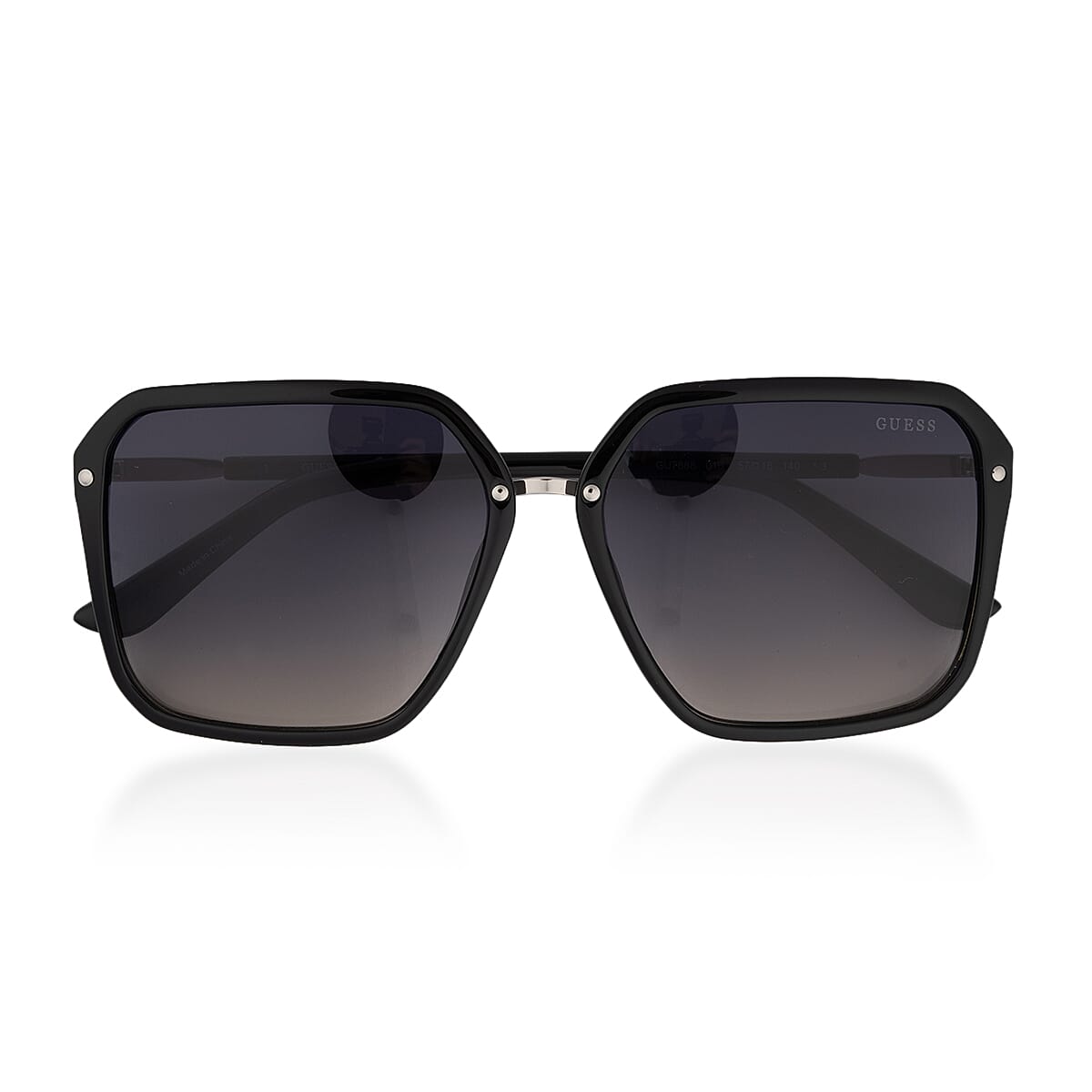 GUESS Ladies Black Square Sunglasses 7888 01b