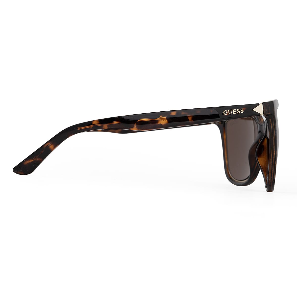 GUESS 7467 52E - Ladies Square Tortoise Plastic Sunglass