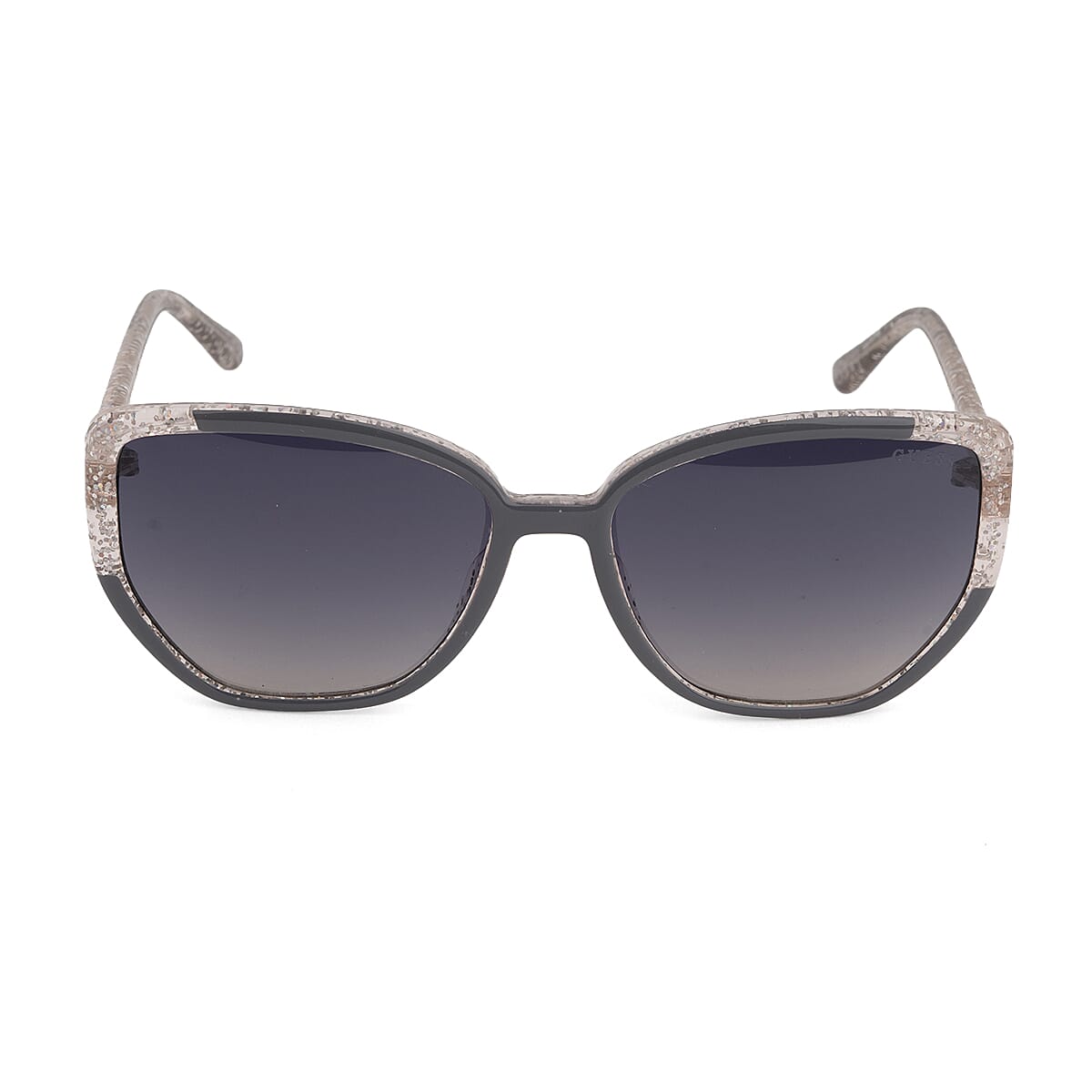 GUESS 7882 20b - Ladies Square Grey & Gold Plastic Sunglasses
