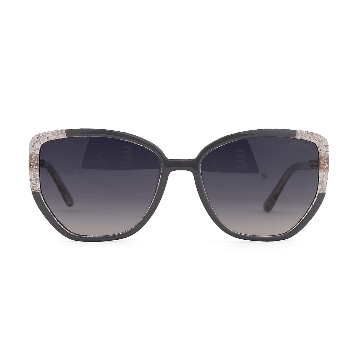 GUESS 7882 20b - Ladies Square Grey & Gold Plastic Sunglasses