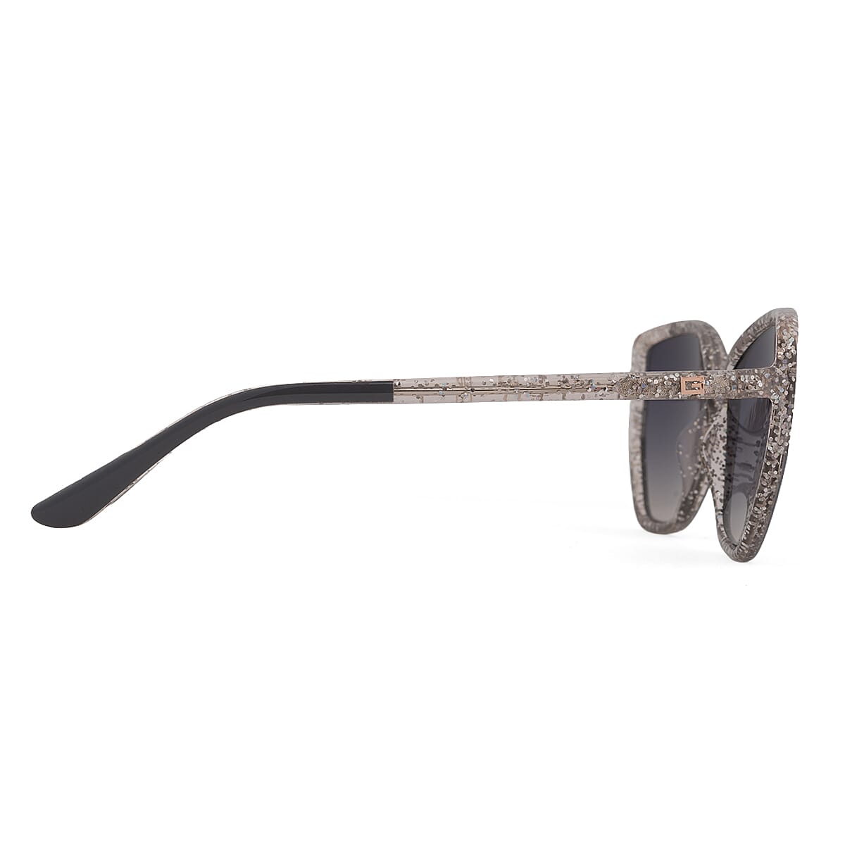 GUESS 7882 20b - Ladies Square Grey & Gold Plastic Sunglasses