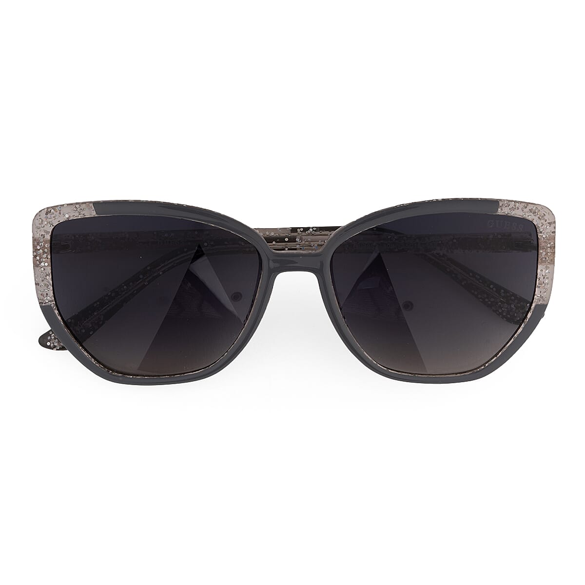 GUESS 7882 20b - Ladies Square Grey & Gold Plastic Sunglasses