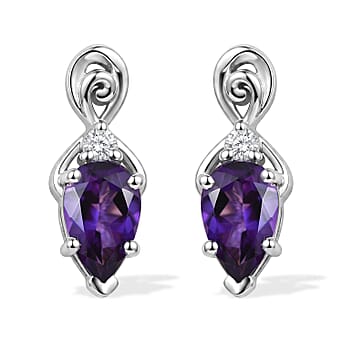 https://tjcuk.sirv.com/Products/86/2/8625807/D-Joy-Moroccan-Amethyst-White-Zircon-Earring-with-Push-Post-in-Platinu_8625807.jpg?w=342&h=342