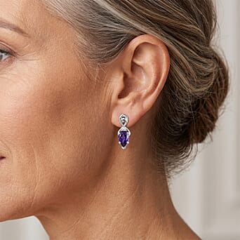https://tjcuk.sirv.com/Products/86/2/8625807/D-Joy-Moroccan-Amethyst-White-Zircon-Earring-with-Push-Post-in-Platinu_8625807_1.jpg?w=342&h=342