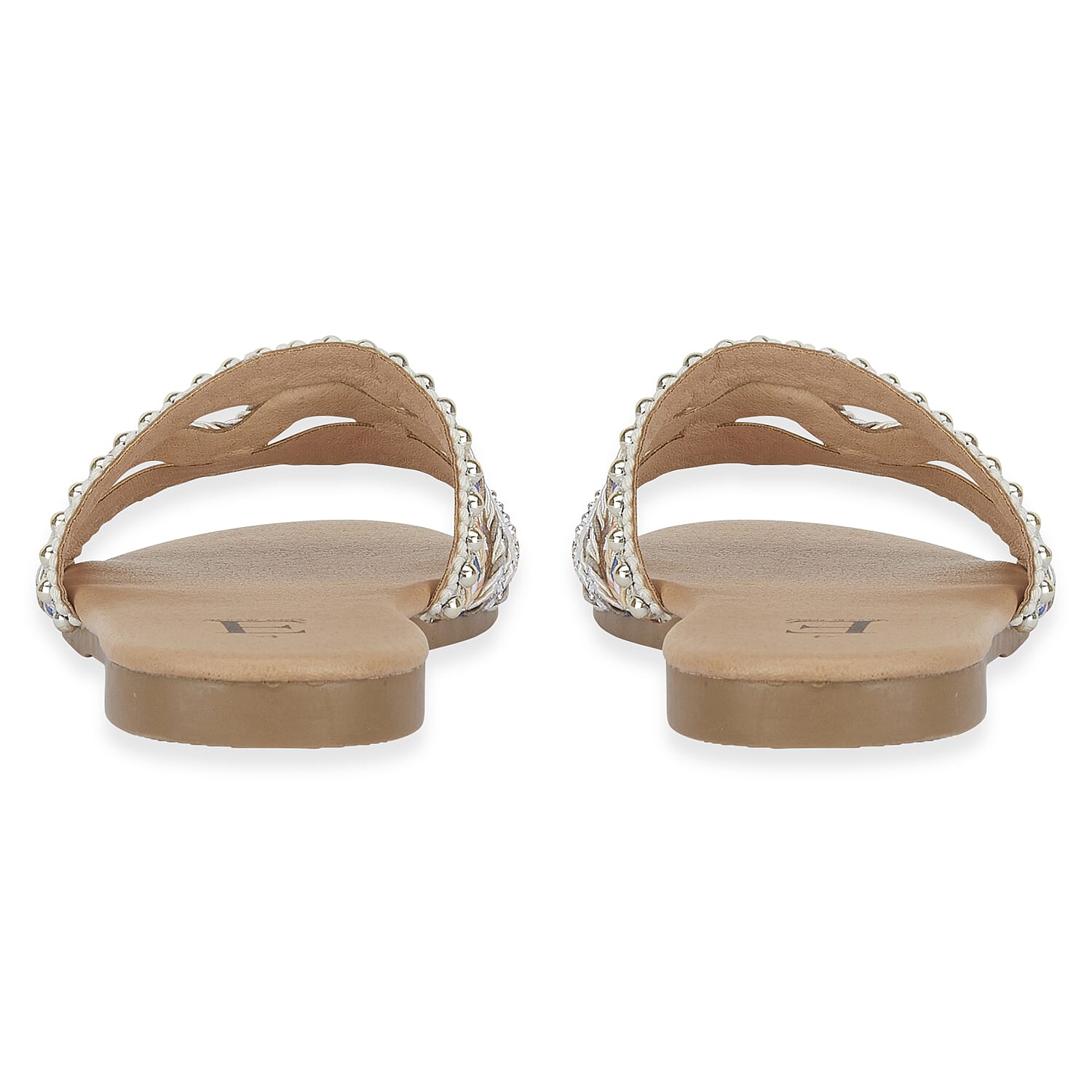 Gypsy Ladies Beaded Boho Band Open Casual Flat Sandals