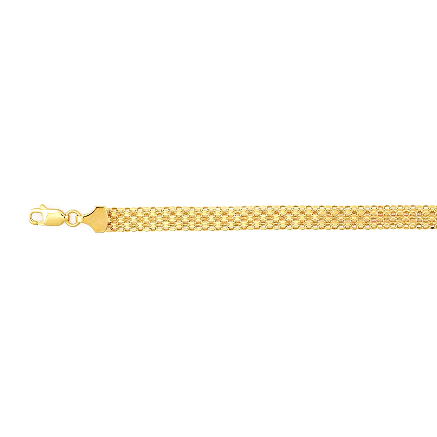 9K Yellow Gold Bismark Bracelet (Size - 8)