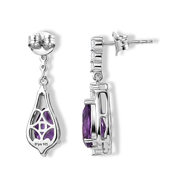 https://tjcuk.sirv.com/Products/86/2/8627393/D-Joy-Moroccan-Amethyst-White-Zircon-Dangling-Earring-with-Push-Back-i_8627393_3.jpg?w=342&h=342