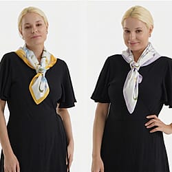 Pack of 2 - Printed Square Scarves
