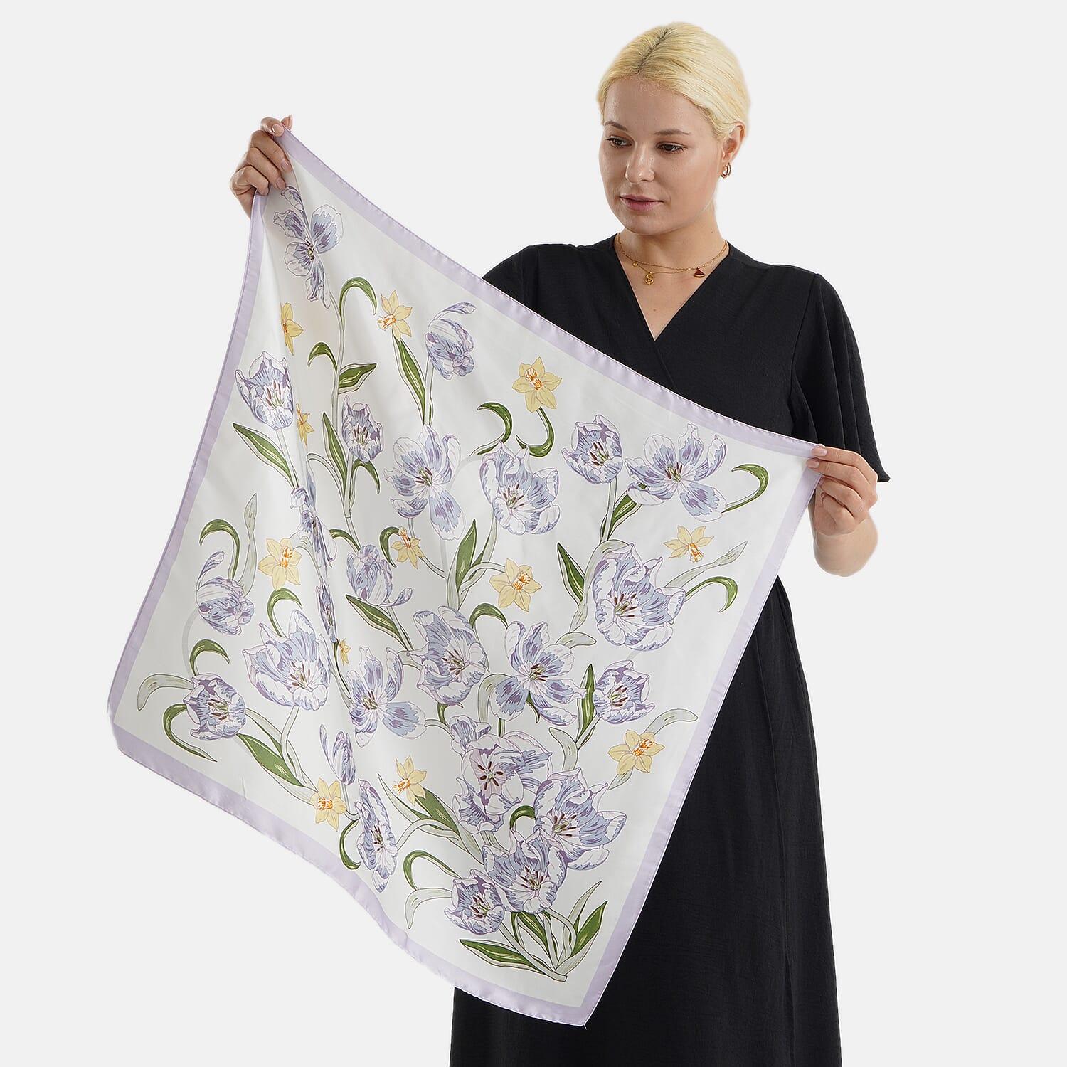 Pack of 2 - Printed Square Scarves
