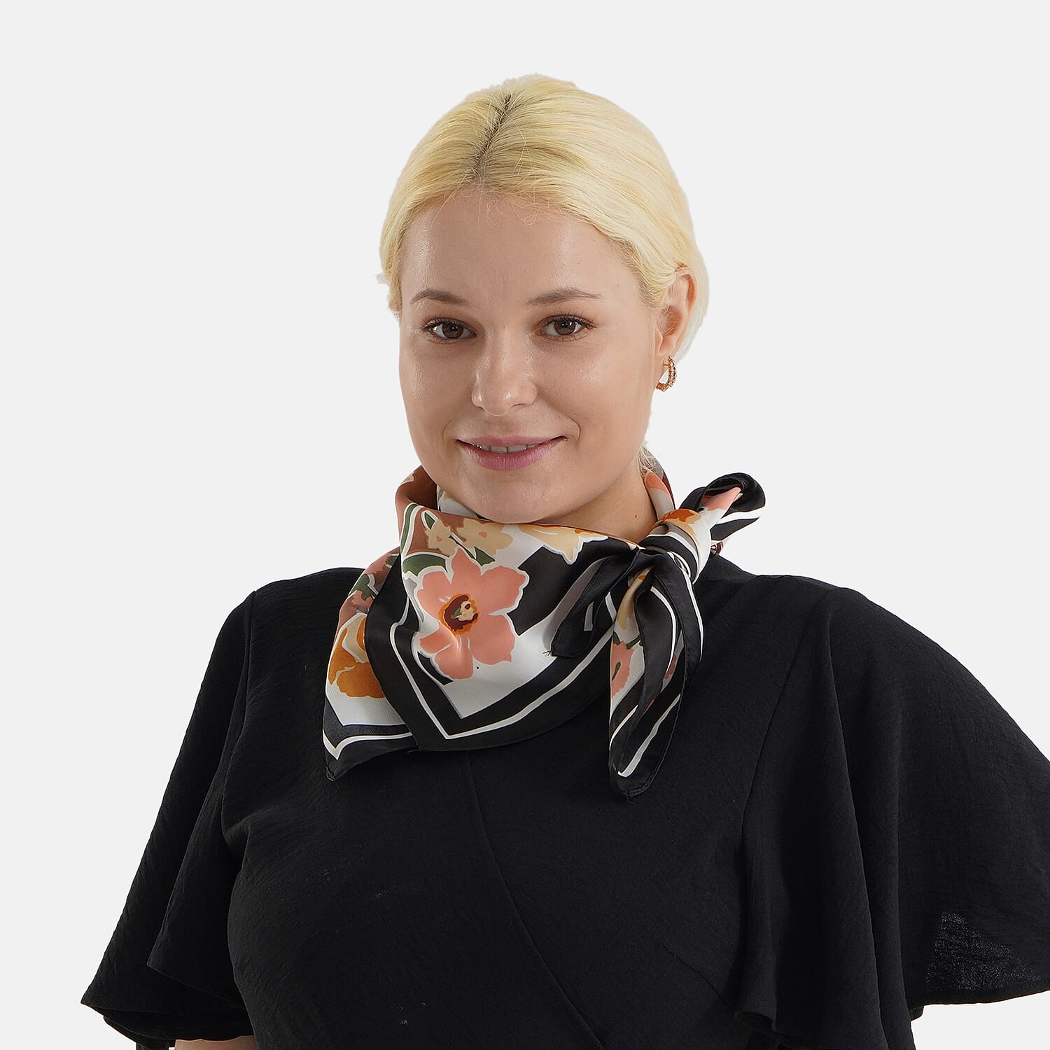 Pack of 2 - Printed Square Scarves