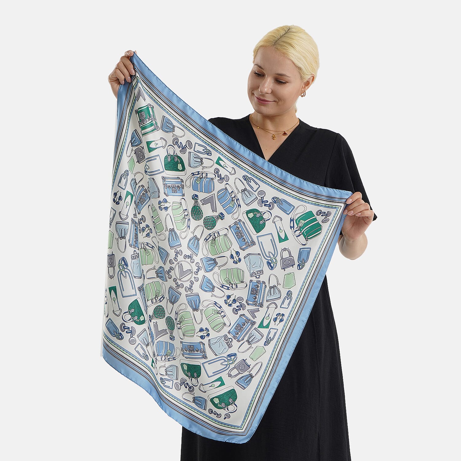 Pack of 2 - Printed Square Scarves