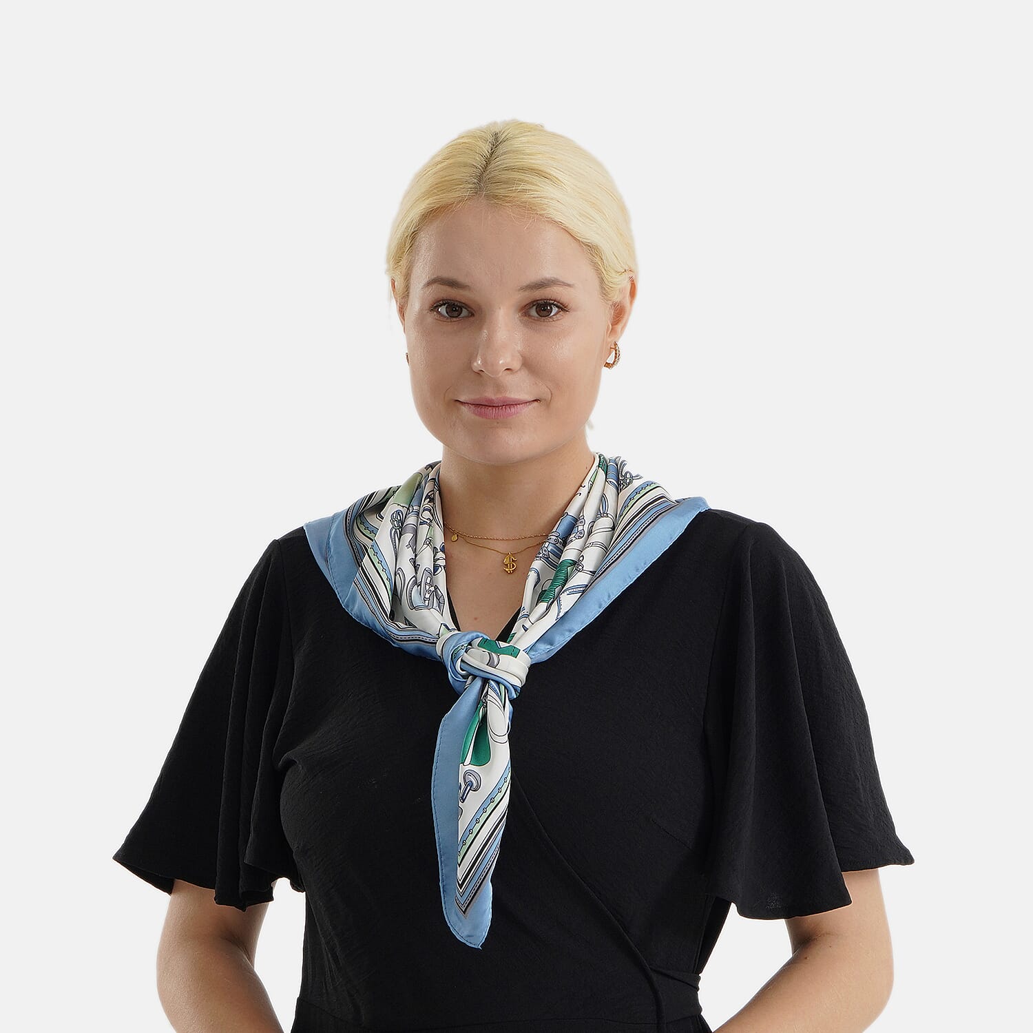 Pack of 2 - Printed Square Scarves