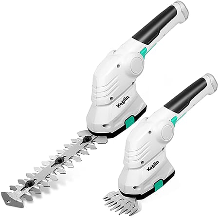 2-in-1 Cordless Hedge Trimmer (40 Minute RunTime) - Green 2-in-1 Cordless Hedge Trimmer (40 Minute RunTime) - Green