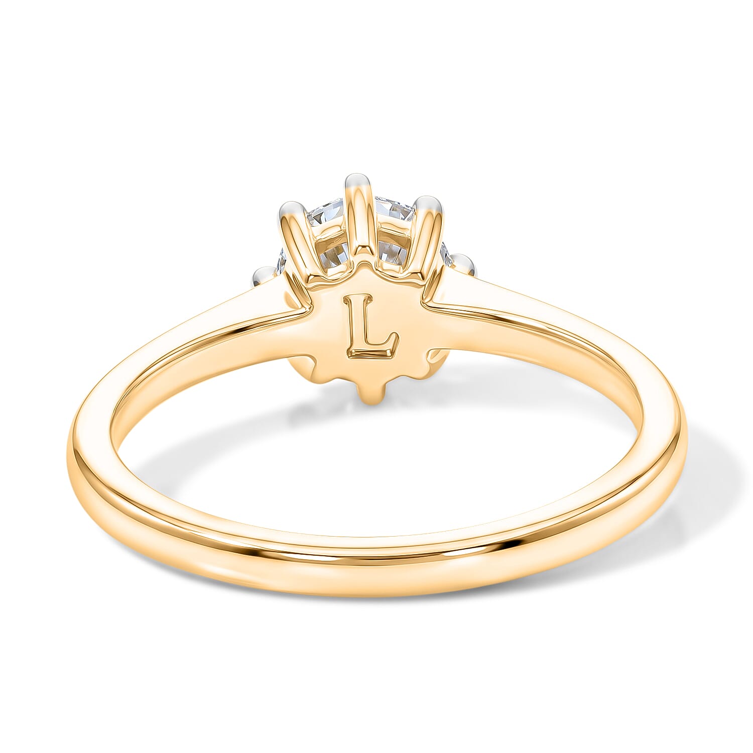 Luxuriant - Lab Grown Diamond (SI-G-H) Solitaire Ring in 18K Vermeil Yellow Gold Plated Sterling Silver 1.00 Ct.