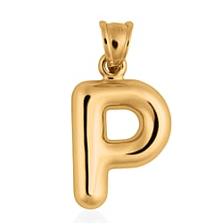 9K Yellow Gold C Initial Pendant