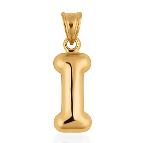 9K Yellow Gold I Initial Pendant