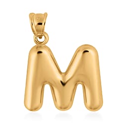 9K Yellow Gold C Initial Pendant