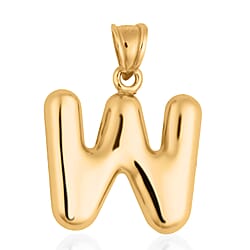 9K Yellow Gold C Initial Pendant