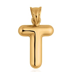 9K Yellow Gold C Initial Pendant