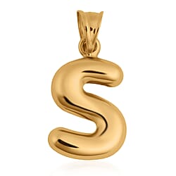 9K Yellow Gold C Initial Pendant