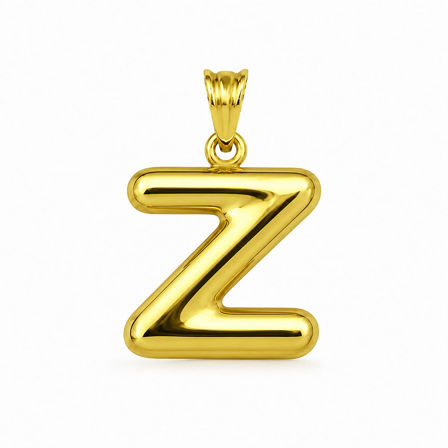 9K Yellow Gold Z Initial Pendant