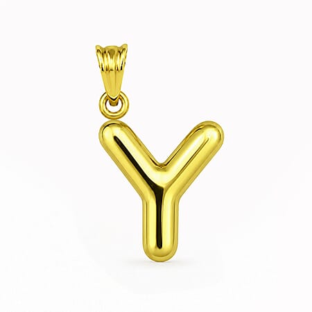 9K Yellow Gold Letter Y Initial Pendant 9K Yellow Gold Letter Y Initial Pendant