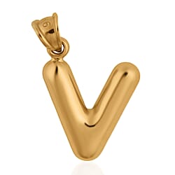 9K Yellow Gold C Initial Pendant