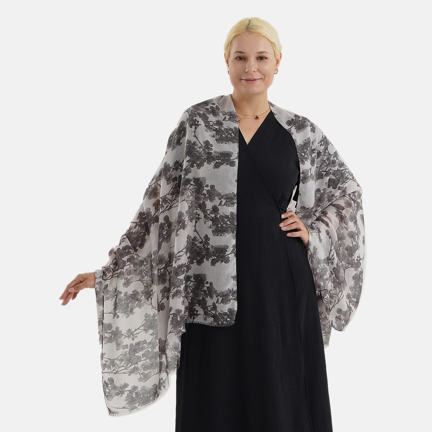 Nature-inspired Printed Scarf