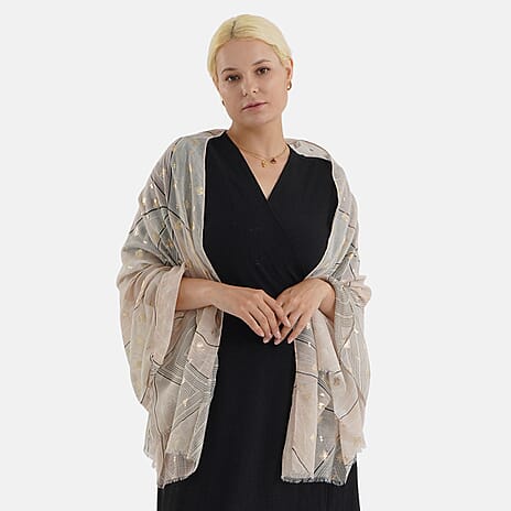Printed Multi-Colour Fashion Scarf