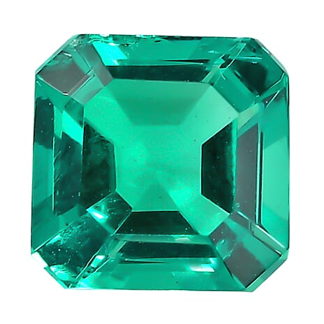 JCK Vegas Close Out- AAA Lab Grown Columbian Emerald Octagon Gemstone (7x7 mm) 1.25 Ct.