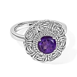 EverTrue - Solitaire Rosette Ring