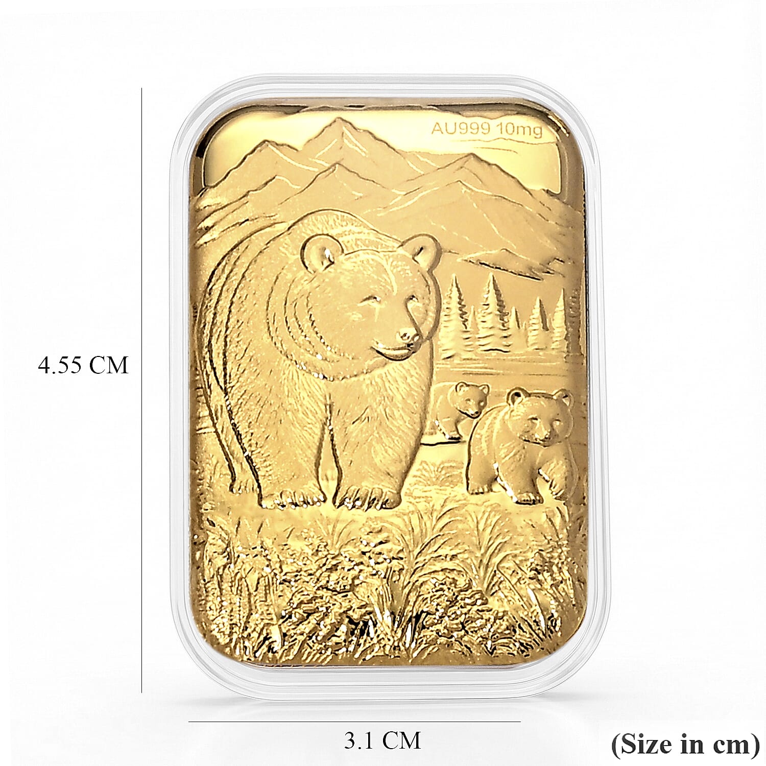 24K - Yellow - Gold(mg) - Standard Accessories, Gold Wt.10 Gms