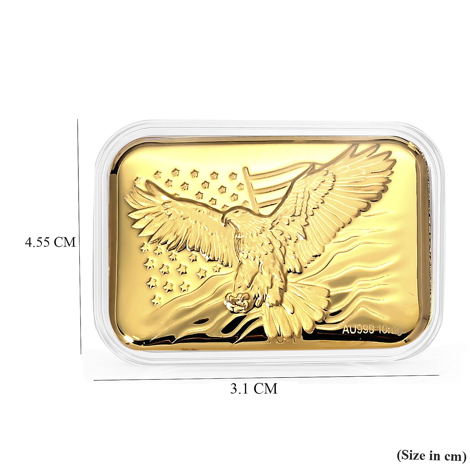 24K - Yellow - Gold(mg) - Standard Accessories, Gold Wt.10 Gms