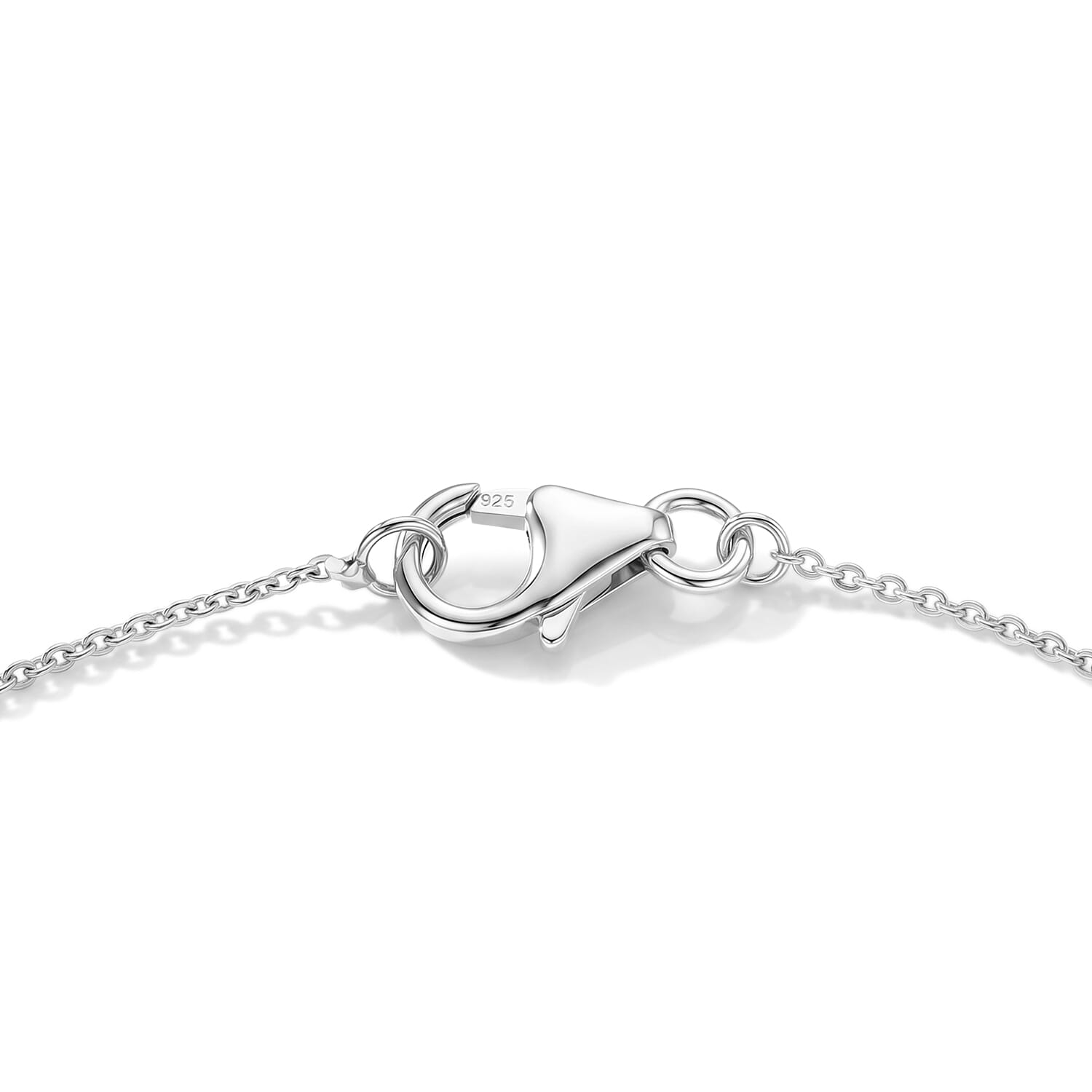 Luxuriant - Lab Grown Diamond (SI-G-H) Chain Bracelet (Size - 7.5) in Rhodium Overlay Sterling Silver 0.25 Ct.