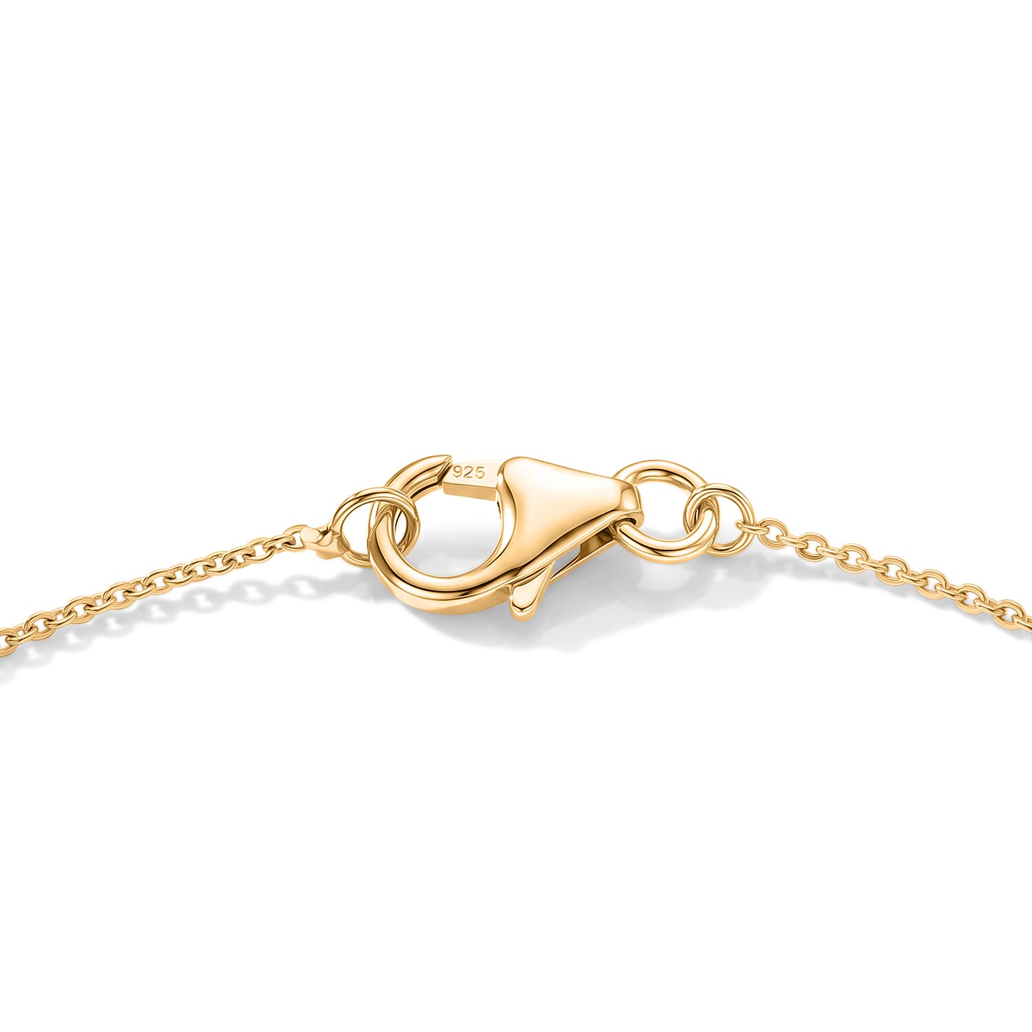 Luxuriant - Lab Grown Diamond Chain Bracelet (Size - 7.5) in 18K Vermeil Yellow Gold Plated Sterling Silver 0.25 Ct.