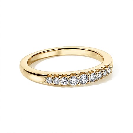 Luxuriant - Lab Grown Diamond (SI-G-H) Band Ring in 18K Vermeil Yellow Gold Plated Sterling Silver Luxuriant - Lab Grown Diamond (SI-G-H) Band Ring in 18K Vermeil Yellow Gold Plated Sterling Silver
