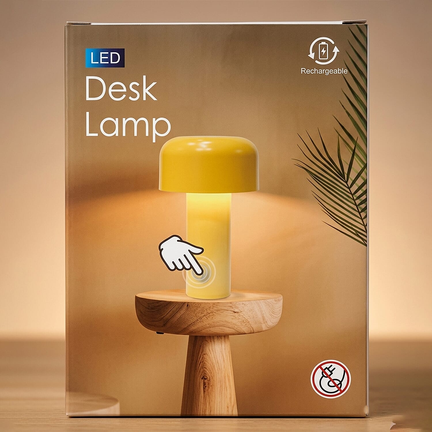 Rechargeable Led Desk Lamp - Yellow