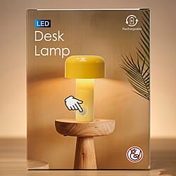Rechargeable LED Desk Lamp - Red