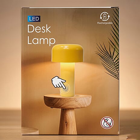 Rechargeable Led Desk Lamp - Yellow